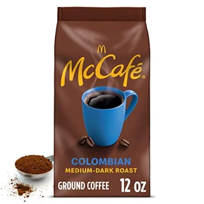 Image of McCafe Colombian 100% Arabica Medium Dark Roast Ground Coffee 340g Bag