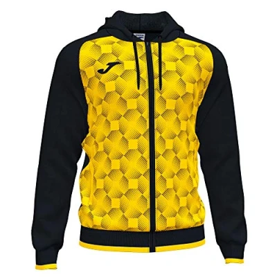 Image of Joma Supernova III 102262.109.XS Hooded Jacket Black Yellow