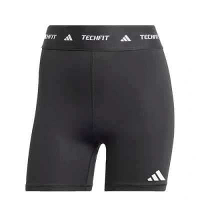 Image of adidas Performance Techfit Short Leggings, Women&#039;s, Size: Mx5&quot;, Black