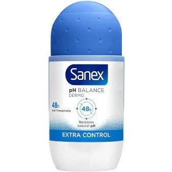 Image of &#039;SANEX DERMO Extra Control Women Roll On Deodorant Pack of 6 (6 x 50 ml)