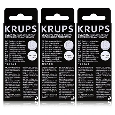 Image of Krups XS3000 Cleaning Tablets (pack of 3)