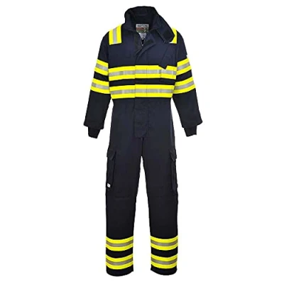 Image of Portwest Wildland Fire Coverall, Color: Navy, Size: Large, FR98NARL