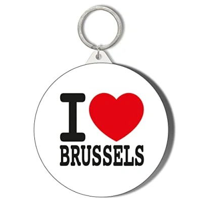Image of Gift Insanity I LOVE BRUSSELS 45mm Keyring