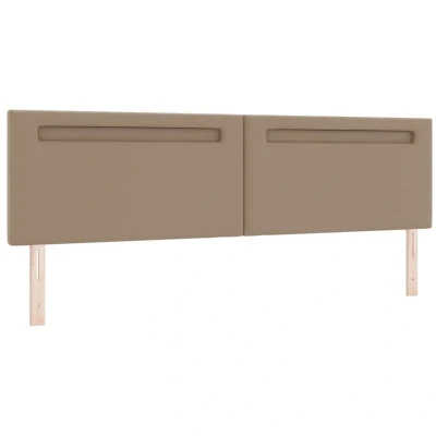 Image of vidaXL Headboard Plain Design Cappuccino 200 cm Faux Leather
