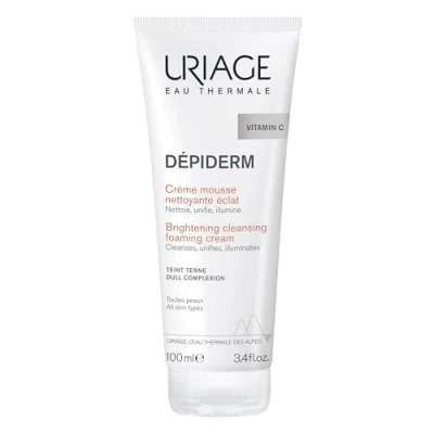 Image of Uriage Dépiderm Brightening Cleansing Foaming Cream 100ml Cleanses, Unifies, Illuminates Matte Complexion Corrects and Prevents Dark Spots Power of Mela Technology &amp; Vitamin C