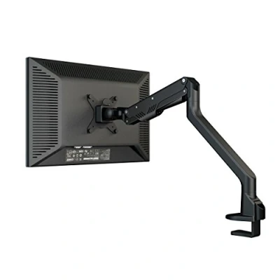 Image of Thingy Club Gas Spring Single LCD Arm Desk VESA Bracket &amp; Monitor Stand for 10&quot; 30&quot; Screens: Tilt up 90 /down 45, Swivel left/right 180, 360 Rotation (Black)