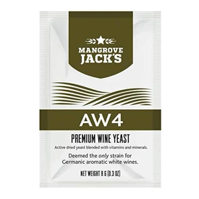 Image of Wine Yeast Mangrove Jack&#039;s AW4 8g / 25 L. Active No rehydration required