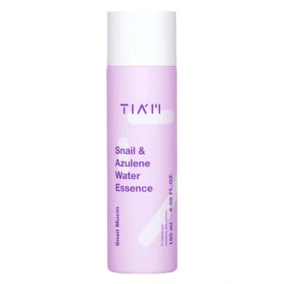 Image of TIAM Snail &amp; Azulene Water Essence Face Moisturiser Mucin Skin Care Hydrating Mist (Pack of 1, 6.08 Fl. oz.)