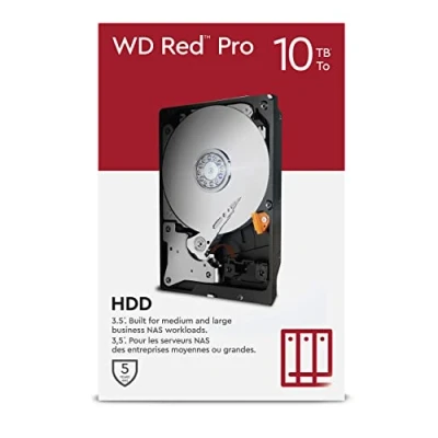 Image of WD Red Pro 10TB NAS 3.5&quot; Internal Hard Drive 7200 RPM Class, SATA 6 Gb/s, CMR, 256MB Cache
