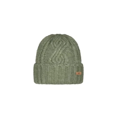 Image of Barts Womens Farrah Cable Knit Beanie Pale Army