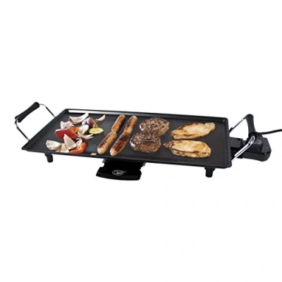 Image of Quest 35490 Large Teppanyaki Grill/Non Stick/Adjustable Thermostat/Accessories Included/Ideal for Dinner Parties