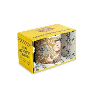 Image of Only Fools and Horses Chandelier Official Mug Coaster Set in Gift Box
