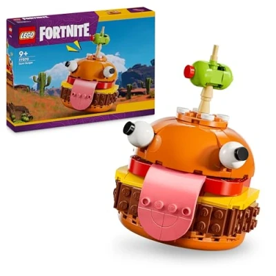 Image of LEGO Fortnite Durrr Burger Set, Video Game Character Building Toy for 9 Plus Year Old Boys &amp; Girls, Collectible Figure, Creative Birthday Gift Kids, Teens and Gamers 77070