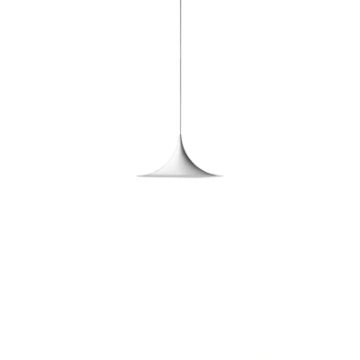 Image of GUBI Semi pendant light, Ø 30 cm, white