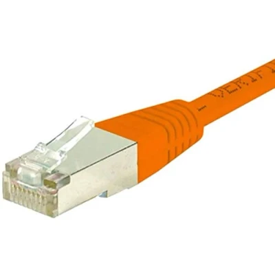 Image of Dexlan 6.56ft Cat6 RJ45 FTP Patch Cable Orange