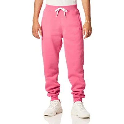 Image of Southpole Men&#039;s 1570 Basic Active Fleece Jogger Sweatpants, Deep Pink, XXL