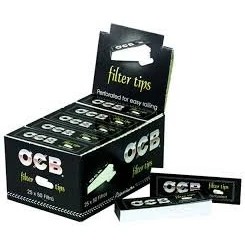Image of 10 booklets OCB premium Filter tips (10x50=500 Leaves) by makbros