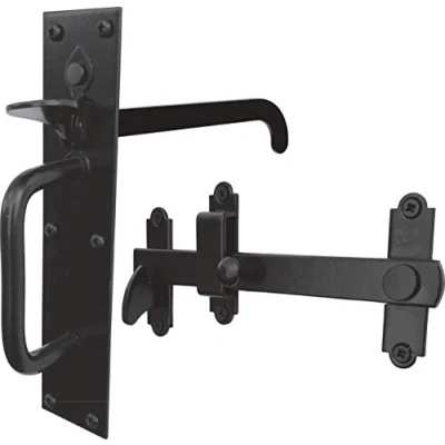 Image of IRONTITE® Suffolk Latch, Garden Gate Latch for Wooden Gates, Ideal &amp; Door Keeping Gates Shut, Heavy Duty Latches (Black)