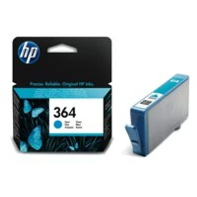 Image of HP 364 Cyan Standard Capacity Ink Cartridge 3ml CB318E