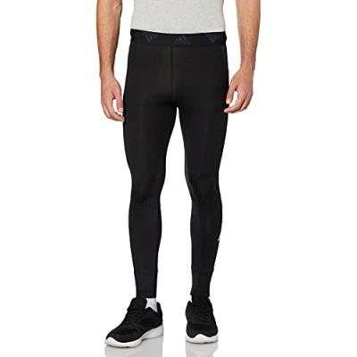 Image of adidas Techfit Lange Men&#039;s Tights, Mens, GM5036, Black, 4XL