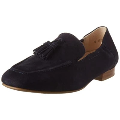 Image of ARA Women&#039;s Lyon Loafer, Blue, 6 UK