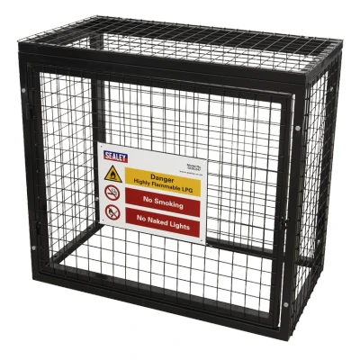Image of Sealey Safety Cage 2 x 47kg Gas Cylinders