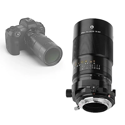 Image of TTArtisan 100mm F2.8 Macro Tilt Shift Metal Bodied Lens Compatible with Canon RF Mount Black