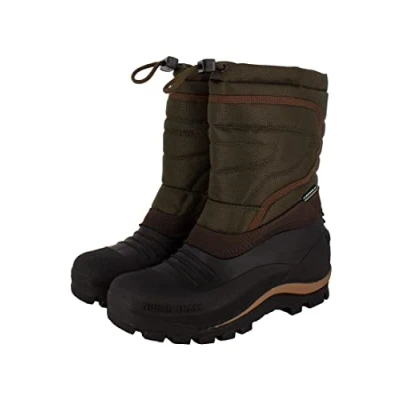 Image of Spirale Men&#039;s Elite Snow Boots, Green, 4 UK