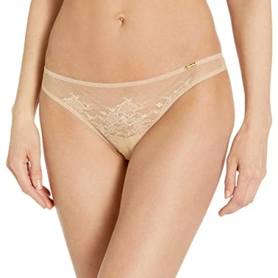 Image of Gossard Glossies Thong Thong, Women&#039;s, Size: Small, Nude