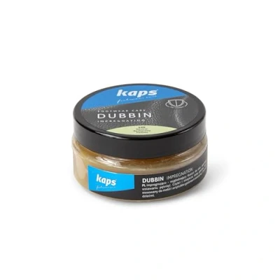 Image of Kaps Quality Shoe Dubbin Wax, Nourishment And Waterproofing For Leather, Dubbin, 100ml, Neutral Transparent