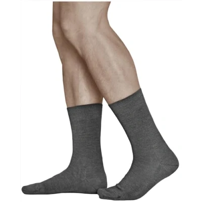 Image of vitsocks Men&#039;s 80% MERINO Wool Fine Warm Socks (3 PAIRS) Soft Breathable Comfortable, grey, 8 9