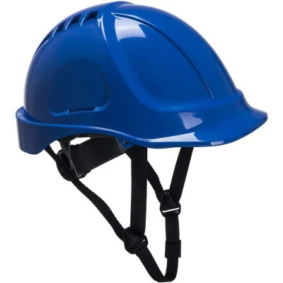 Image of Portwest PS54 Endurance Lightweight Construction Hard Hat Safety Helmet Royal Blue