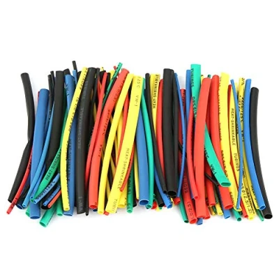 Image of 100pcs Heat Shrink Tube Assortment 5 Sizes Color 100mm Wire Cable Insulated Sleeve Set