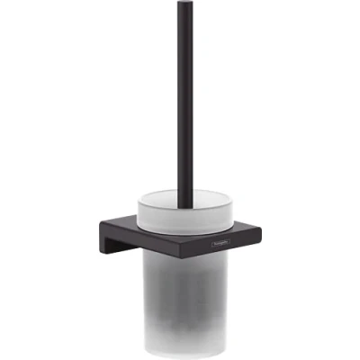 Image of hansgrohe AddStoris Toilet brush holder wall mounted, matt black, 41752670