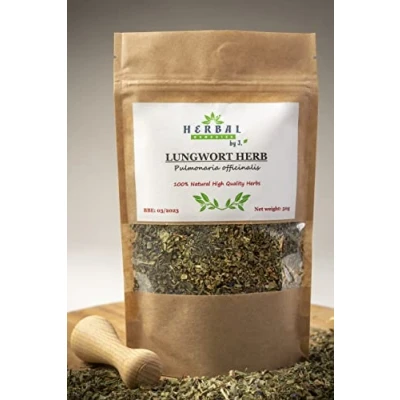 Image of Lungwort Tea Loose Herb Lungs Detox Support Pulmonaria Officinalis Herbal Remedies by J. Miodunka