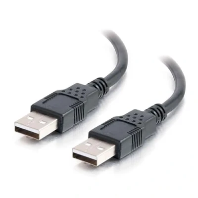 Image of C2G/Cables to Go 28106 2m USB Cable 2.0 A Male Black (6.6ft)