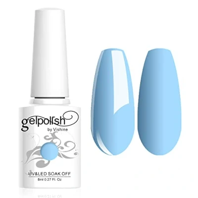 Image of Vishine 8ml Gelpolish Long lasting Gel Nail Polish Lacquer Shiny Color Soak Off UV LED Manicure #1595