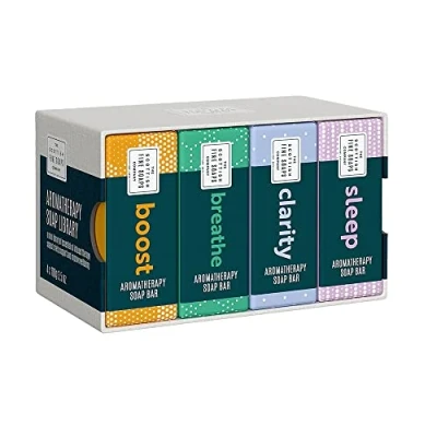 Image of Scottish Fine Soaps Aromatherapy Soap Library 4 x 100g