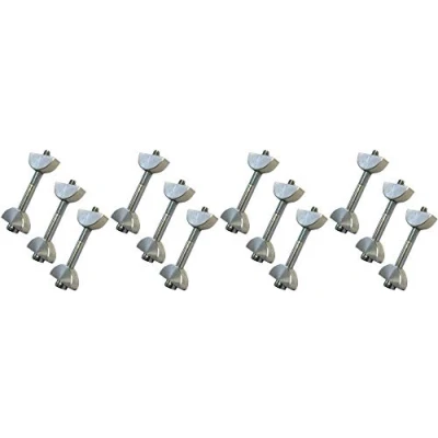 Image of Unika Slimline Toggle Bolt for Compact Laminate Kitchen Worktop Connecting Bolts 12 Pack