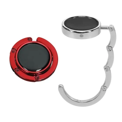 Image of kwmobile Purse Hanger for Table (Set of 2) Hook Folding Handbag Portable Bag Holder