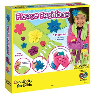 Image of Creativity For Kids F901949 West Design Junior Selection Fleece Fashions Large Kit, Multi Color