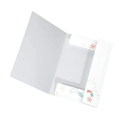 Image of Original Falken folder for children. Made of extra strong cardboard with 3 flaps and elastic band DIN A3 motif Jungle storage drawing school.