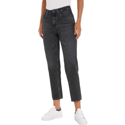 Image of Tommy Hilfiger Women Classic Straight Hw A Jax Denim Pants, Denim, 36W / 30L