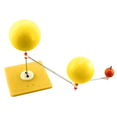 Image of Earth Moon Sun Teaching Model Tool, Solar System Orbital Planetarium Demonstration Child Science Educational Intuitive Teach Kids Toys