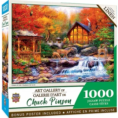 Image of Masterpieces 1000 Piece Jigsaw Puzzle for Adults, Family, Or Kids Colors of Life 19.25&quot;x26.75&quot;