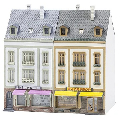 Image of Faller FA Beethovenstraße 130702 2 Road Houses, Accessories for Model Railway, Building, 27.5 x 5.4 39 cm
