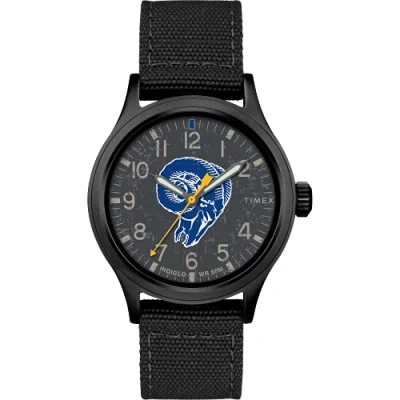 Image of Timex Tribute Men&#039;s NFL Scout 40mm Quartz Fabric Strap, Los Angeles Rams, Modern