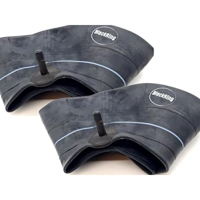 Image of BlackRing 2x Inner Tubes 16x6.50 8 TR13 Straight Valve Ride On Lawn Mower Garden Tractor 16x650x8