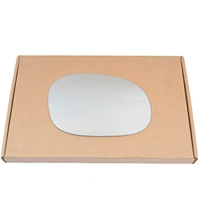 Image of Less4spares Wing Mirror Glass Right Compatible with Citroen C3, C2, C3 Pluriel (convertible) 2002 2010 STICK ON Driver Off Side Convex