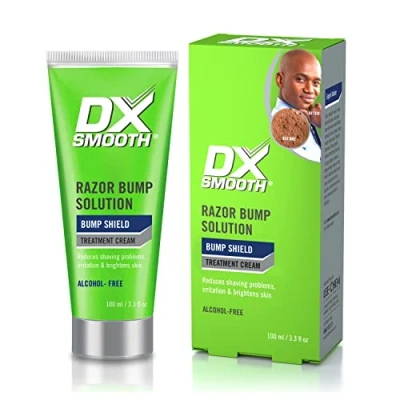Image of DX Smooth Bump Shield Treatment Cream Alcohol Free Razor + Ingrown Hair Solution for PFB Men 100ml